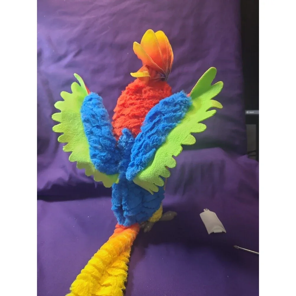 FurReal Rock-A-Too SHOW BIRD INTERACTIVE PARROT by HASBRO Talks Dances